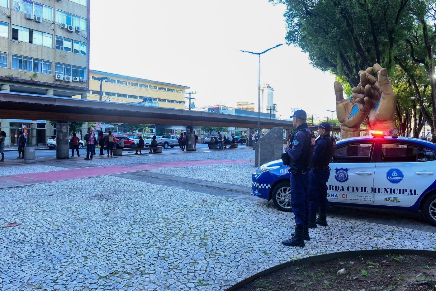Guarda Municipal reforça segurança no Comércio em horário de pico
