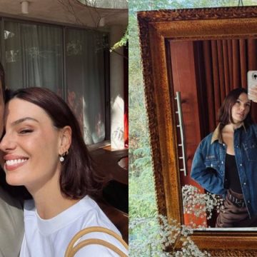 Isis Valverde curte momento romântico com o Marcus Buaiz em refúgio na natureza