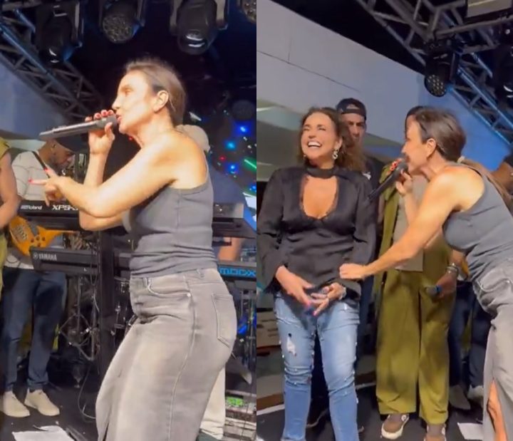 Ivete Sangalo canta hit “Do Pau Miúdo Não” em aniversário e arranca risos de Daniela Mercury; assista