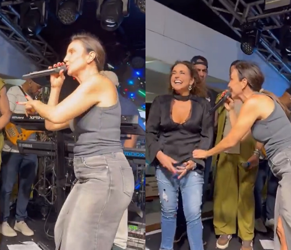 Ivete Sangalo canta hit “Do Pau Miúdo Não” em aniversário e arranca risos de Daniela Mercury; assista