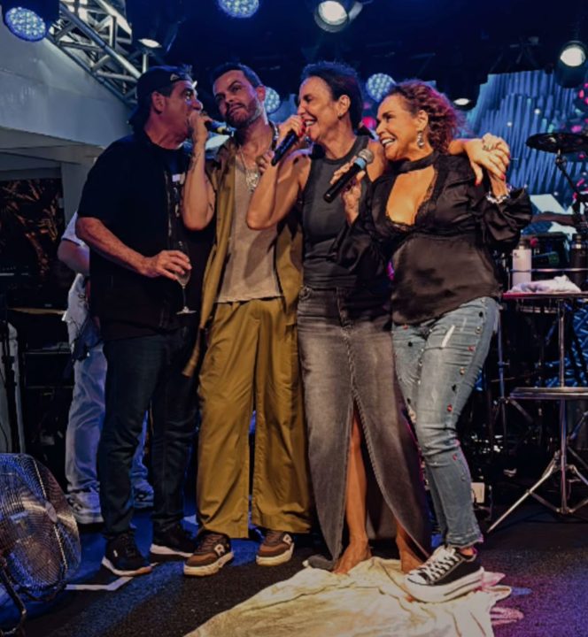 Ivete Sangalo comemora aniversário com festa entre amigos no Rio Vermelho; veja vídeo