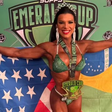 Ex-É o Tchan vence 1º campeonato e se classifica para mundial de fisiculturismo