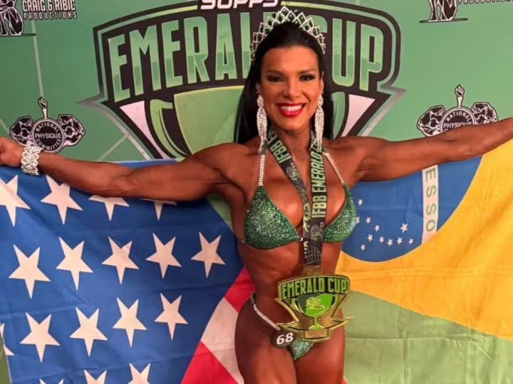 Ex-É o Tchan vence 1º campeonato e se classifica para mundial de fisiculturismo