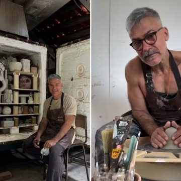 Longe da TV, Leonardo Vieira abre ateliê de cerâmica em Portugal