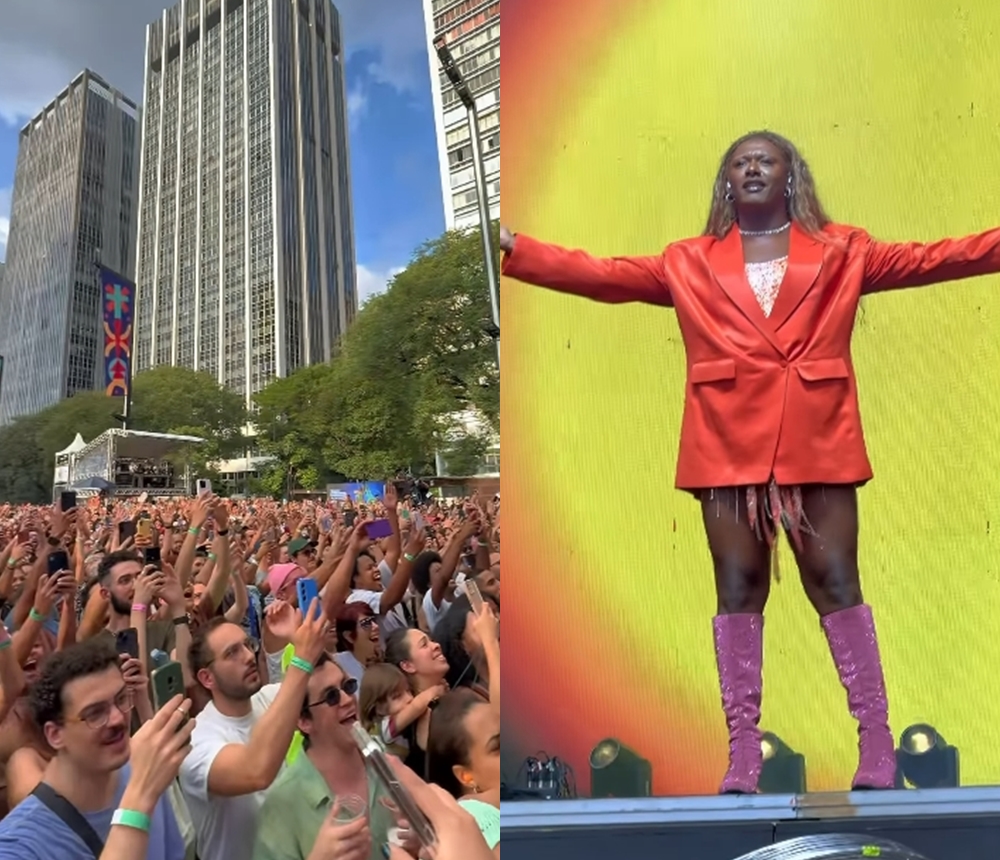 Multidão canta em coro com Liniker em show emocionante na Virada Cultural; assista