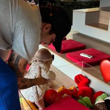 Luan Santana apresenta estúdio para a filha e revela apelido carinhoso
