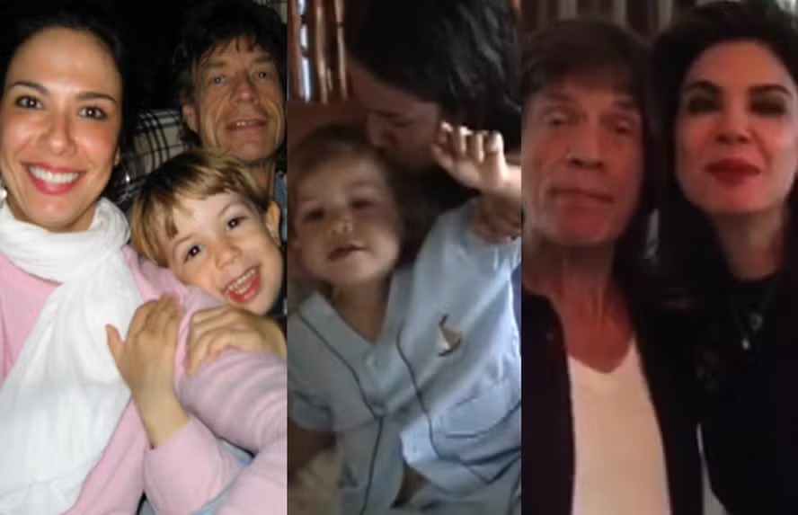 Luciana Gimenez posta imagens raras com Mick Jagger para celebrar o aniversário do filho, Lucas