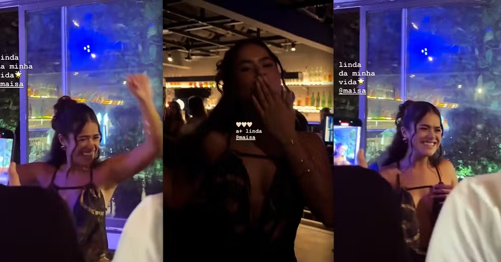 Maisa reúne amigos famosos em boate no Rio para celebrar aniversário de 23 anos