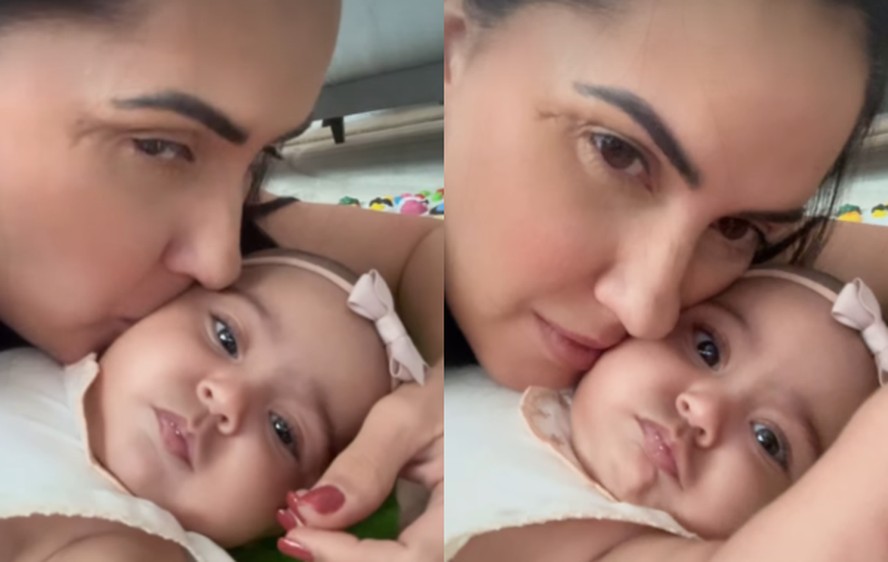 Graciele Lacerda compartilha registro fofo ao lado da filha Clara e declara: “Amor que as palavras não alcançam”