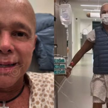 Netinho mostra rotina no hospital em nova fase de tratamento contra o câncer