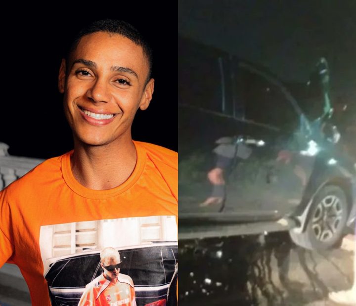 Influenciador Ney Lima sofre acidente de carro na BR-116; PRF investiga o caso