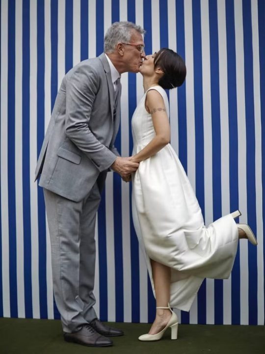 Esposa de Pedro Bial celebra 10 anos de casamento com o apresentador: ‘Amor e sorte’