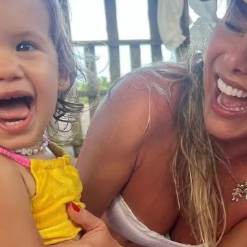 Poliana Rocha parabeniza neta Maria Alice pelo aniversário: ‘Meu pedacinho do céu’