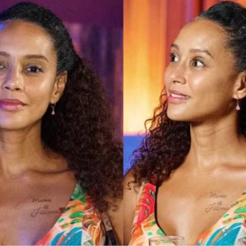 ‘Vale Tudo’: Raquel apaga tatuagem com nome da filha