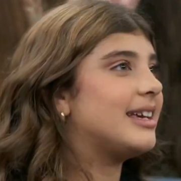 Sofia, filha de Cauã Reymond e Grazi Massafera, encanta ao participar de programa ao lado do pai