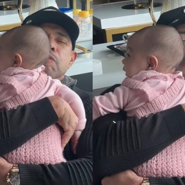Graciele Lacerda mostra reencontro entre a filha Clara e Zezé di Camargo