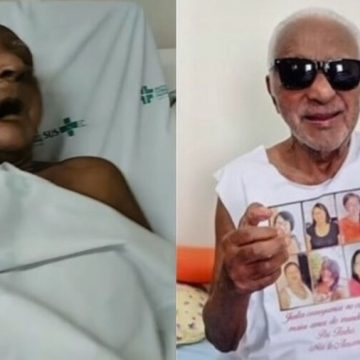 Aos 95 anos, idoso baiano viraliza ao fazer família pensar que ele morreu