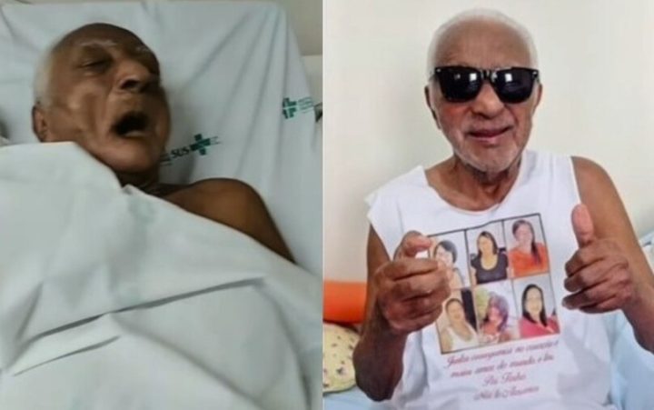 Aos 95 anos, idoso baiano viraliza ao fazer família pensar que ele morreu
