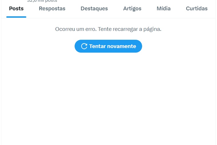 X, antigo Twitter, enfrenta instabilidade e fica fora do ar