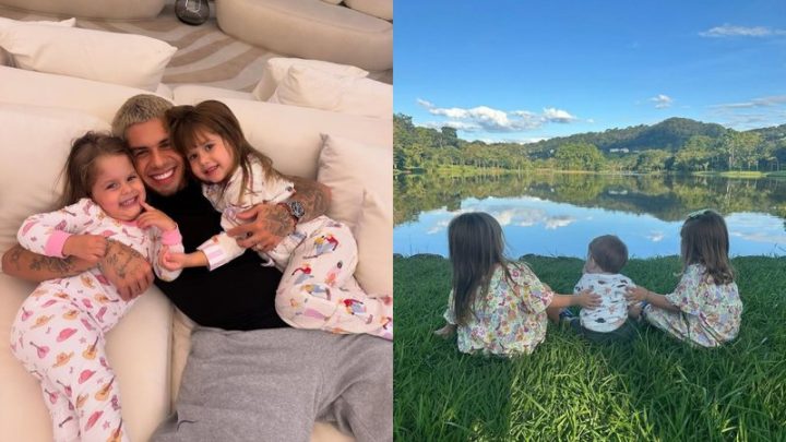 Zé Felipe celebra sucesso das filhas Maria Alice e Maria Flor: ‘Muito feliz’