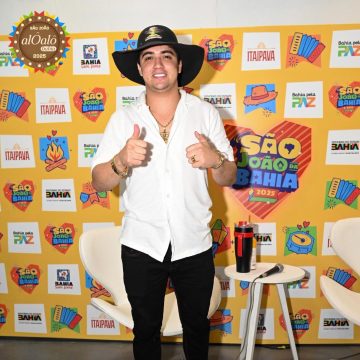 No São João da Bahia, Natanzinho Lima fala sobre parceria com Wesley Safadão: ‘Ele me trata como filho’
