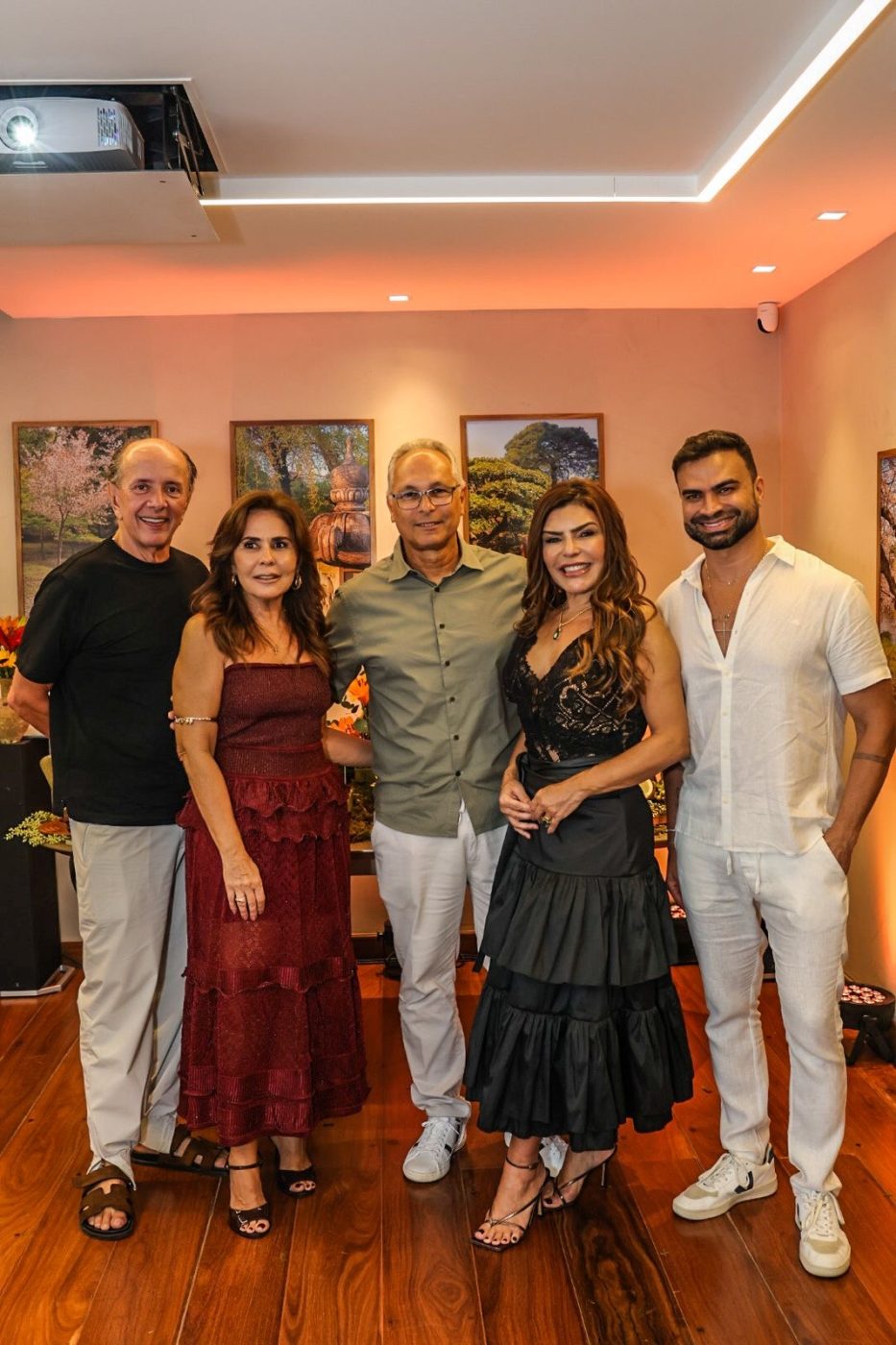 David Bastos, Anna Liborio, Alex Sá Gomes, Kelly Svensson e Flavio Moura