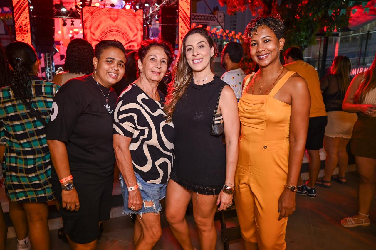 Camila Suzart, Marilene borges, Xau Teles e Charlene Borges