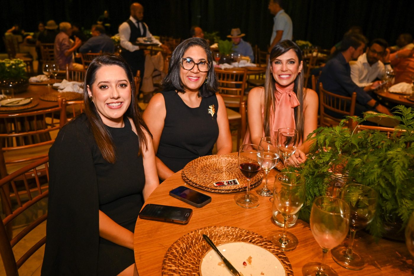 Andressa Nascimento, Edlamar Menegon e Mariana Feliciano