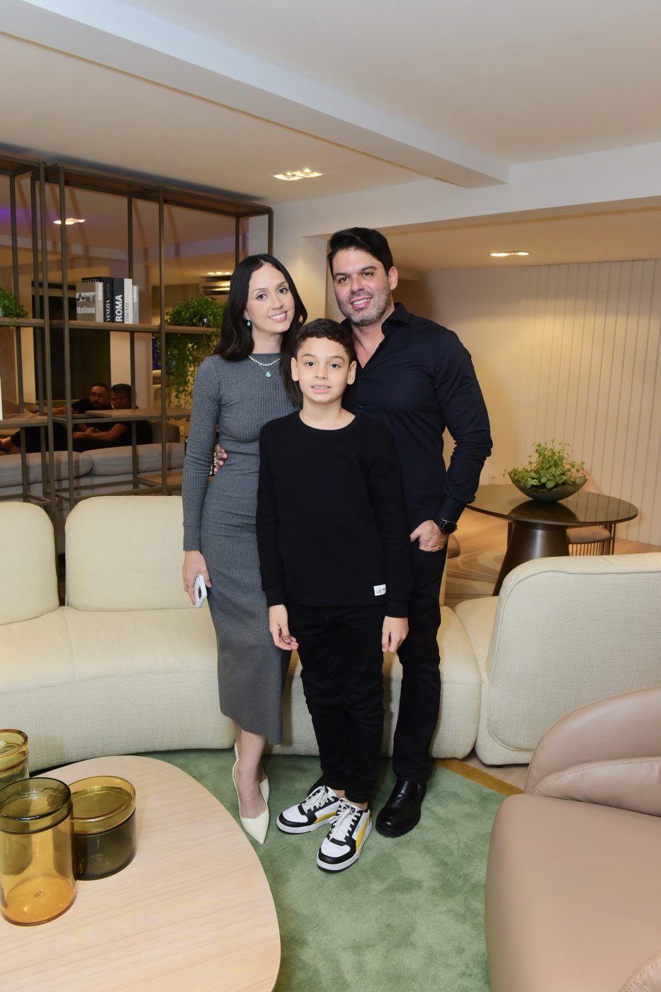 Joaquim Athayde, Camila Portela e Edgar Portela