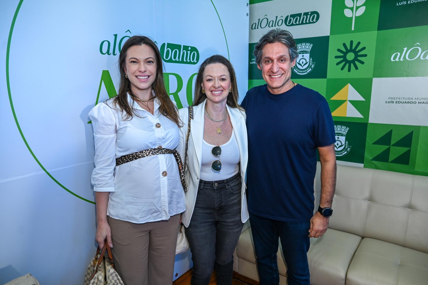 Andressa Romão, Isabela Suarez e Luis Gaban