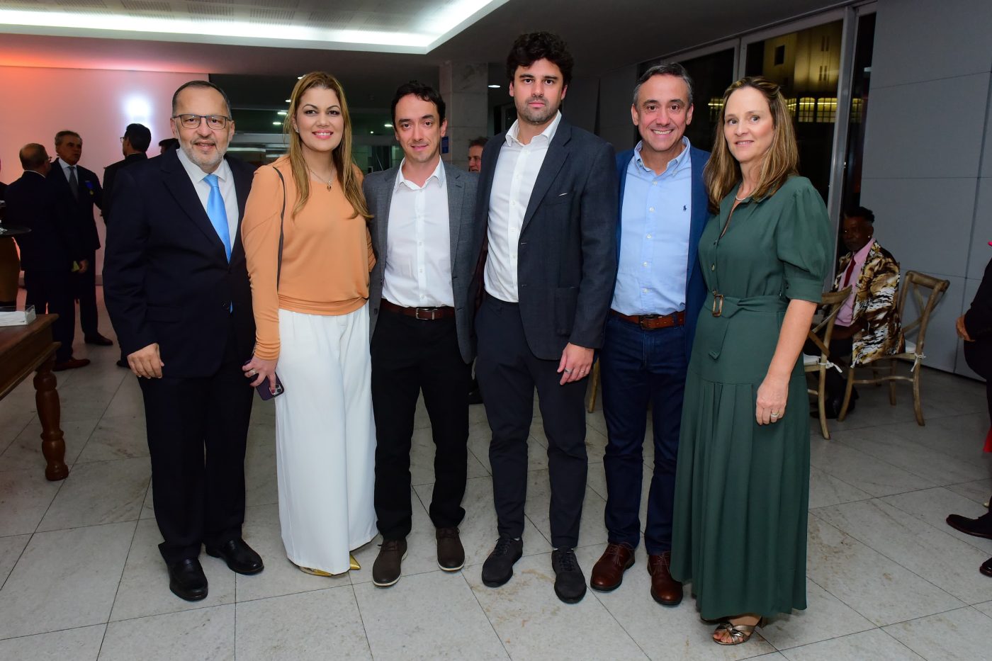 Ezio, Simone Novais, Fábio Mascarenhas, Felipe Ligório, Carlos Henrique Mascarenhas e Anna Cláudia Wanderley