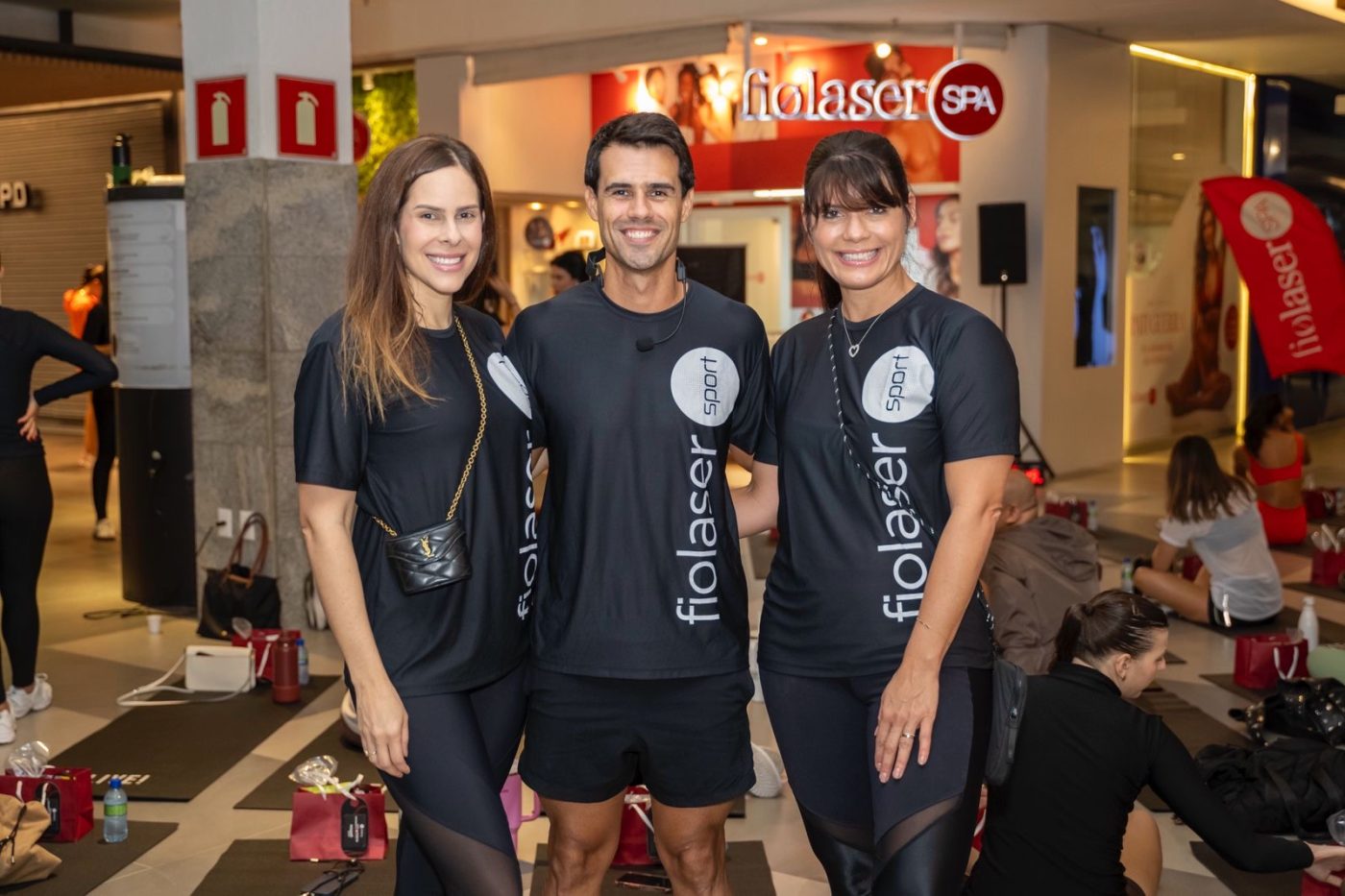Juliana Albuquerque, Bruno Doria e Perla Lemos