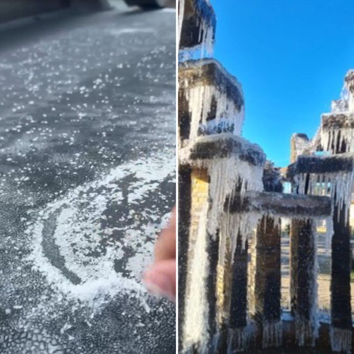 Frio intenso atinge o Brasil e cidades registram temperaturas negativas; Urupema marca -8°C