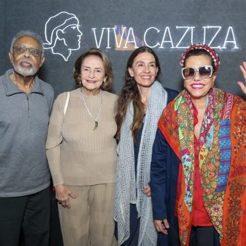 Gilberto Gil, Flora Gil, Lucinha Araújo e Narcisa Tamborindeguy chegam à exposição ‘Cazuza Exagerado’, no Rio