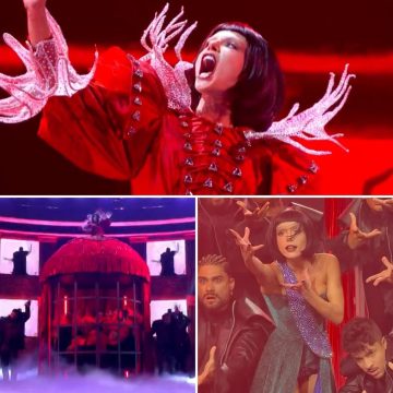 Giovanna Lancellotti brilha no ‘Domingão’ ao recriar show de Lady Gaga em Copacabana; assista