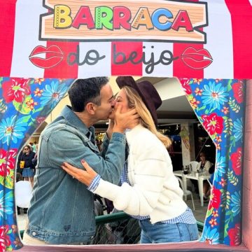César Tralli posta e Ticiane Pinheiro surgem em clima de romance em festa junina