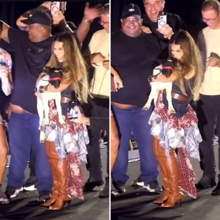 Simone Mendes ganha carneiro batizado com nome do marido durante show no interior da Bahia