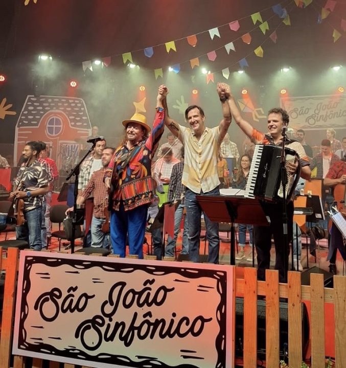 Geraldo Azevedo e OSBA lotam Concha Acústica durante São João Sinfônico; veja vídeo
