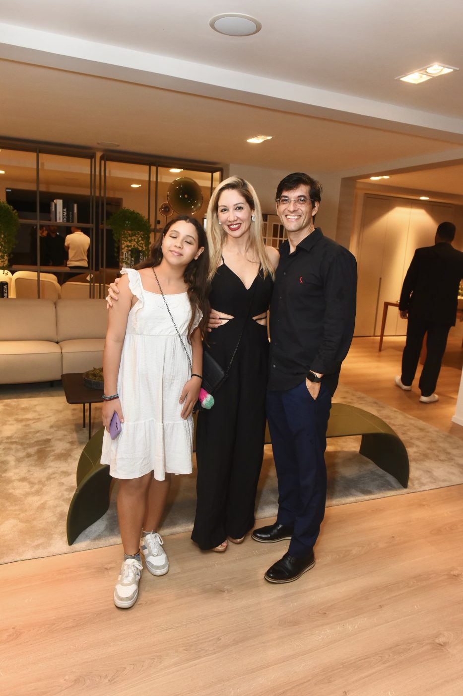Giovanna, Catarina Sfoggia e Marcelo Quintana