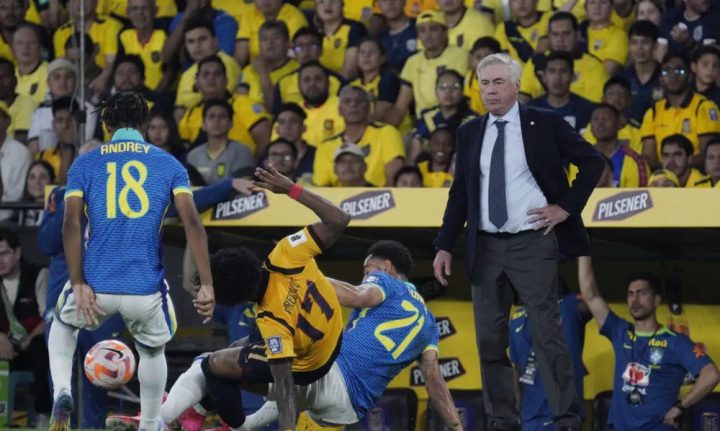 Estreia sem gols: Ancelotti vê Brasil oscilar diante do Equador