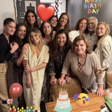 Flora Gil festeja aniversário em clima intimista no Rio de Janeiro