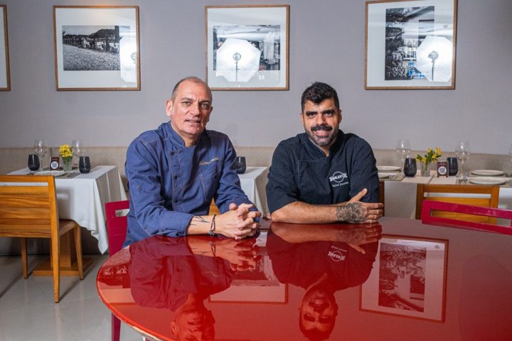 Chef Massimo Cremonini recebe chef Rafa Zacarias, da Bravo Burger, para jantar a 4 mãos