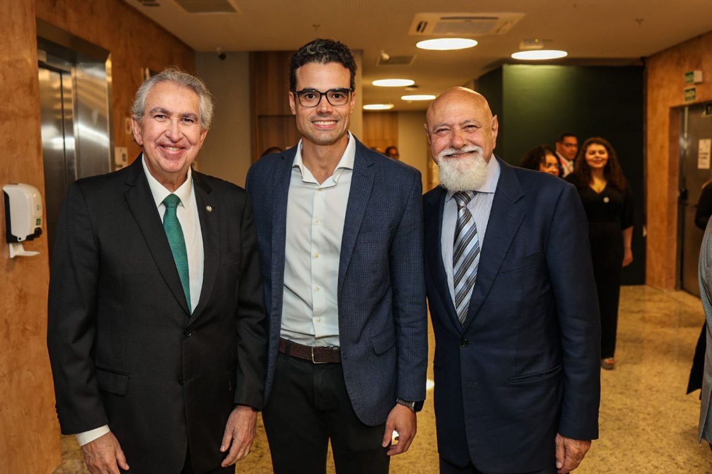 Mauricio Costa, José Henrique Salvador e Marcelo Zugaib