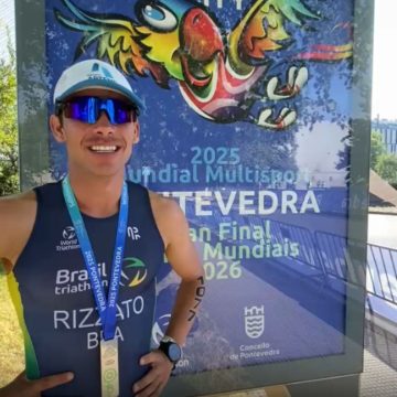 Atleta baiano conquista medalha de bronze no Duathlon Sprint em campeonato na Espanha