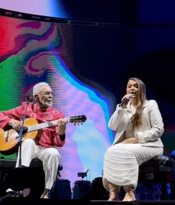 Gilberto Gil comenta sobre tratamento de Preta Gil contra câncer: “Estamos todos torcendo por ela”