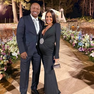 Carol Peixinho e Thiaguinho surgem deslumbrantes em casamento de Giovanna Lancellotti e Gabriel David