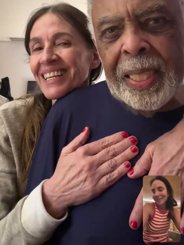 Em chamada de vídeo, Ivete Sangalo celebra aniversário de Gilberto Gil: “Poeta maravilhoso”