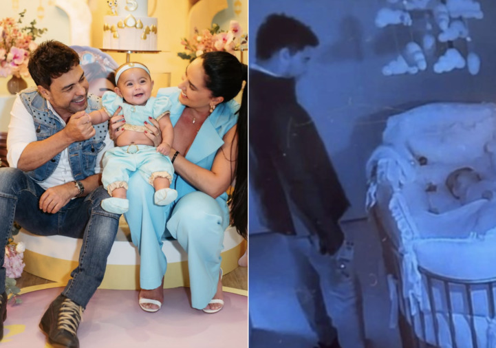 Graciele Lacerda se emociona ao flagrar momento fofo da filha Clara com Zezé