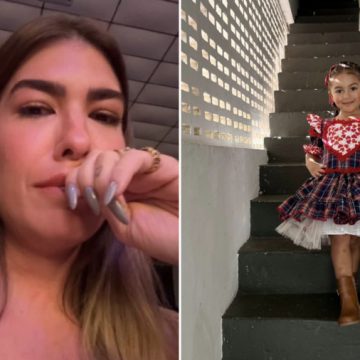 Lore Improta chora em apresentação de dança da filha Liz: “Quase morro do coração”