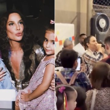 Ivete Sangalo canta em festa junina da escola das filhas e anima o arraiá; veja vídeo